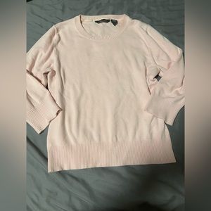 Pink Sweater with 3/4 Sleeve